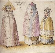 Albrecht Durer Three Mighty Ladies From Livonia oil painting picture wholesale